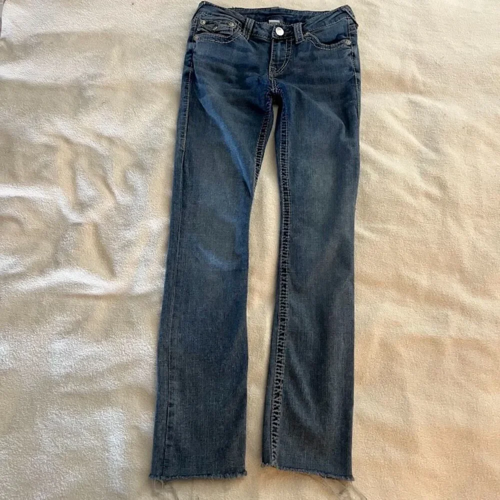 True Religion Men's Jeans Slim Straight Fit, Size 27W